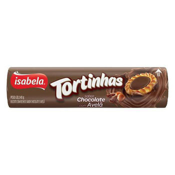 TORTINHA ISABELA CHOC/AVELA 140G