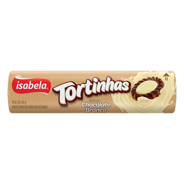 TORTINHA ISABELA CHOC BRANCO 140G