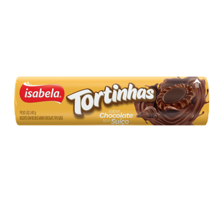 TORTINHA ISABELA CHOC SUICO 140G