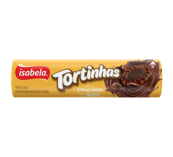 TORTINHA ISABELA CHOC SUICO 140G