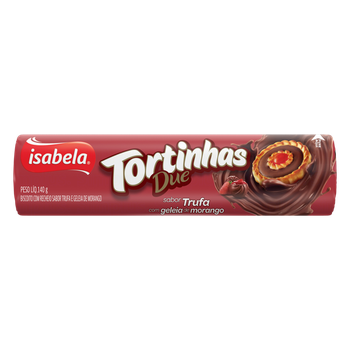 TORTINHA ISABELA DUE TRUFA/MORANGO140G
