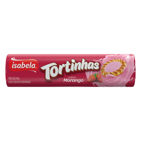 TORTINHA ISABELA MORANGO 140G