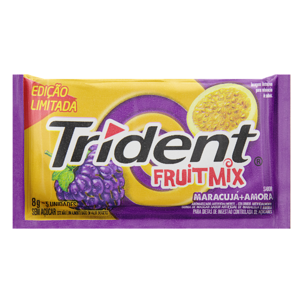 TRIDENT FRUIT MIX MARAC/AMORA C/5