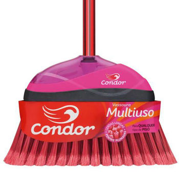 VASSOURA CONDOR LIMPA PISO C/CABO