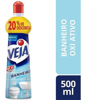 VEJA BANHEIRO ANTIBAC OXI   SQUEZ 20% 500ML