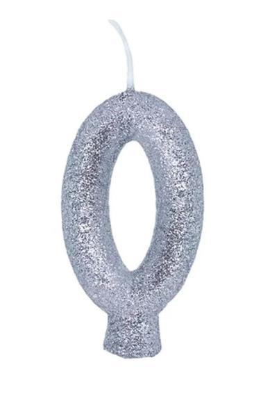 VELA REGINA GLITTER PRATA N0