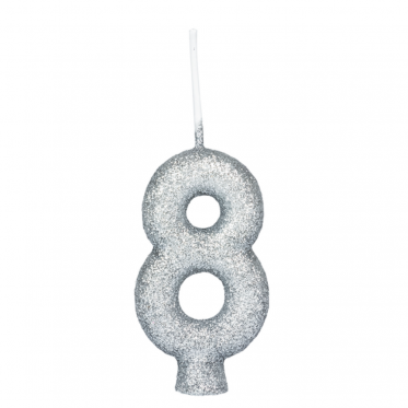 VELA REGINA GLITTER PRATA N8