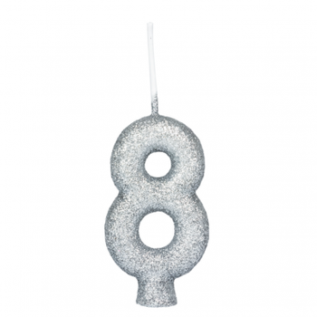 VELA REGINA GLITTER PRATA N8