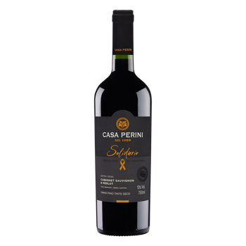 VINHO CASA PERINI SOLIDARIO 750ML TINTO SECO