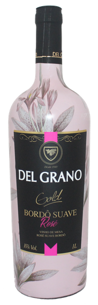 VINHO DEL GRANO GOLD ROSE SUAVE BORDO 1L