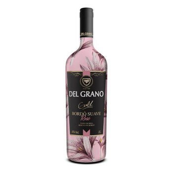 VINHO DEL GRANO GOLD ROSE SUAVE BORDO 750ML