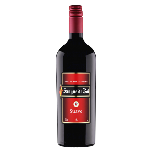 VINHO SANGUE DE BOI TINTO SUAVE 1L