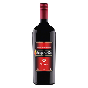 VINHO SANGUE DE BOI TINTO SUAVE 1L