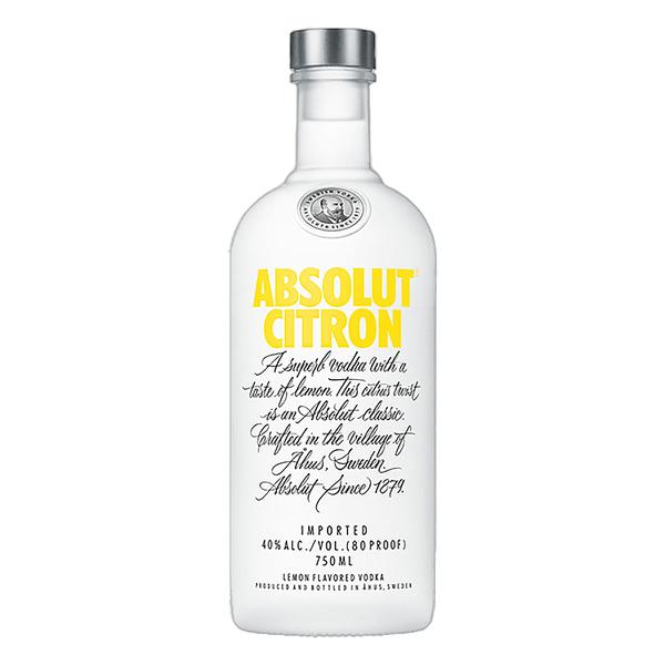 VODKA ABSOLUT CITRON 750ML