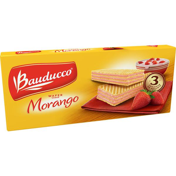WAFER BAUDUCCO MORANGO 140G