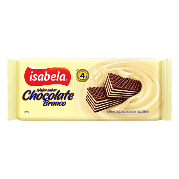WAFER ISABELA CHOC BRANCO 100G