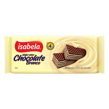 WAFER ISABELA CHOC BRANCO 100G