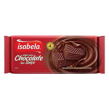 WAFER ISABELA CHOC SUICO 100G