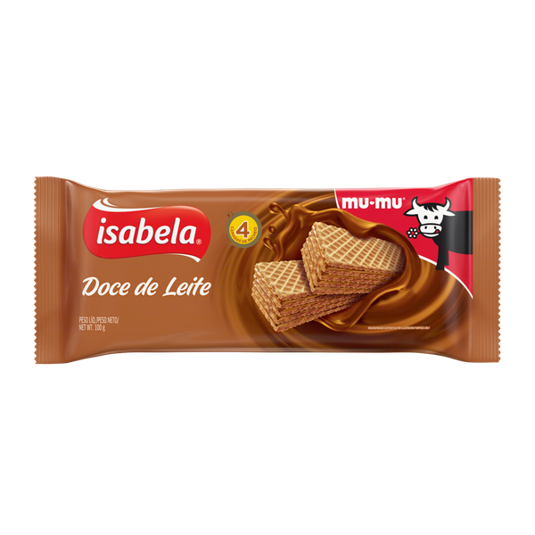 WAFER ISABELA DOCE LEITE 100G