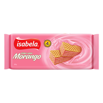 WAFER ISABELA MORANGO 100G