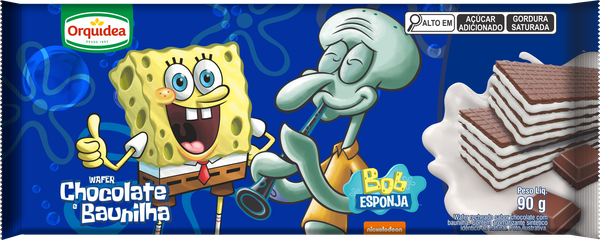 WAFER ORQUIDEA CHOC/BAUNILHA 90G