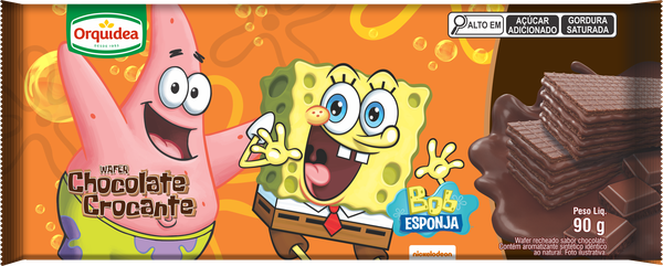 WAFER ORQUIDEA CHOC CROCANTE 90G