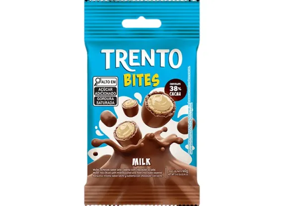 WAFER TRENTO BITES MILK 40G