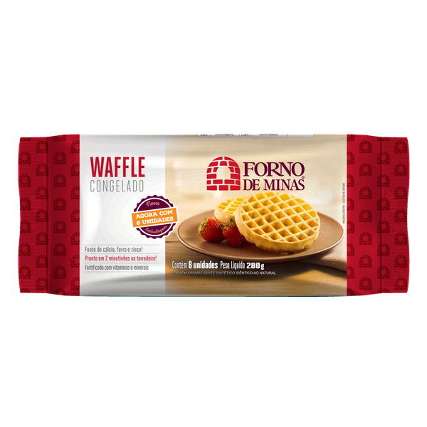 WAFFLE FORNO MINAS ASSADO CONG TRAD 280G