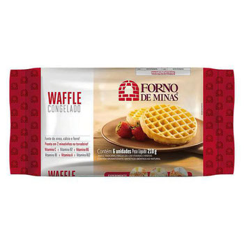 WAFFLE FORNO MINAS TRAD 210G