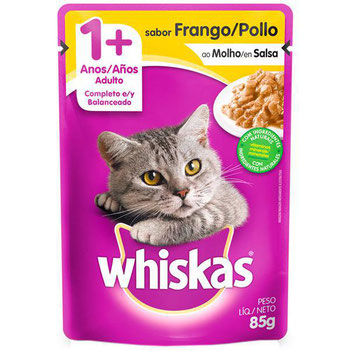 WHISKAS ADULTO FRANGO SCH 85G