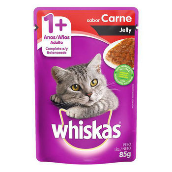 WHISKAS JELLY ADULTO CARNE 85G