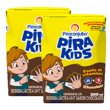 Bebida Lacta Chocolate Pirakids 200ml