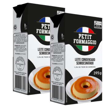 Leite Condensado Semidesnatado Petit Formaggio TP 395 g