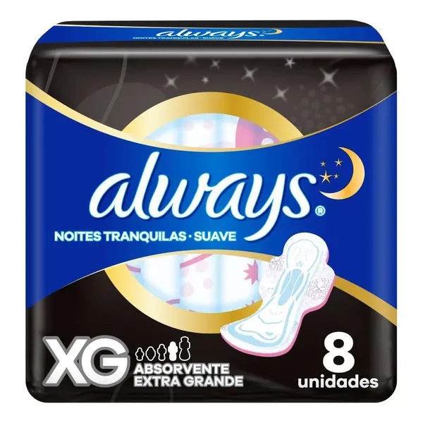 ABS ALWAYS NOITE SUAVE XG C/8