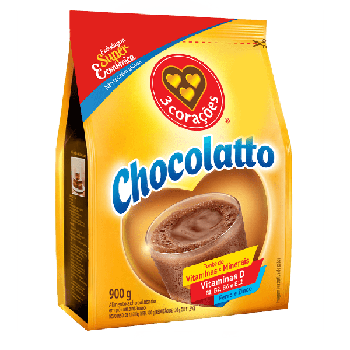 ACHOCOLATADO 3CORACOES CHOCOLATTO 900G R