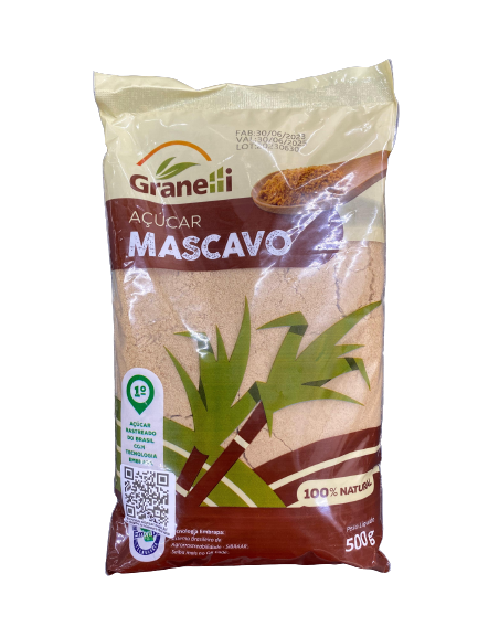 ACUCAR GRANELLI MASCAVO 500G