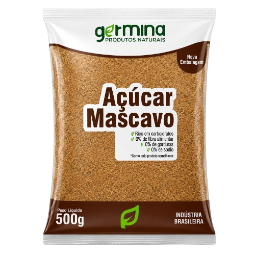 ACUCAR MASCAVO GERMINA 500G