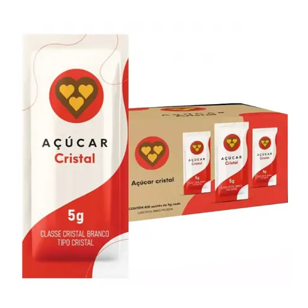 ACUCAR SANTA CLARA CRISTAL SACHE 5G C/40