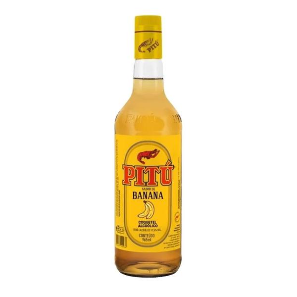 AGUARDENTE PITU BANANA 965ML