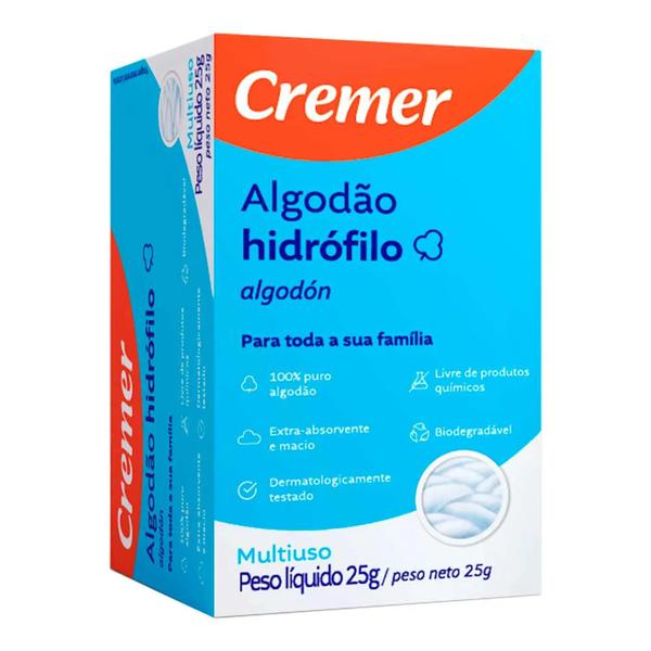 ALGODAO CREMER CX 25G