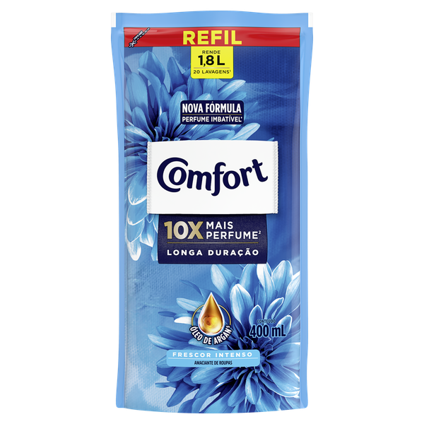 AMACIANTE COMFORT CONC AZUL SACHE 400ML