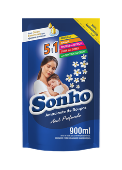 AMACIANTE SONHO AZUL PROFUNDO RF 900ML