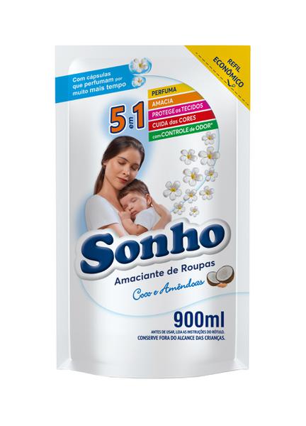 AMACIANTE SONHO COCO REFIL 900ML