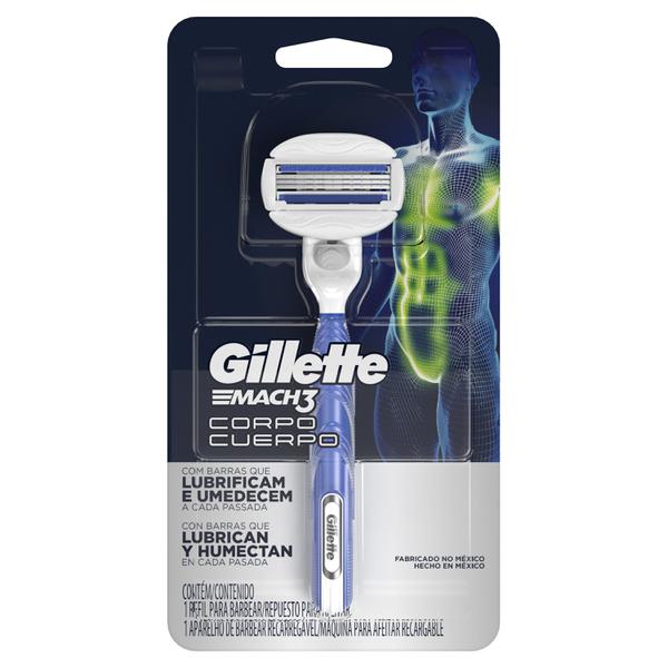APARELHO GILLETTE MACH 3 CORPO