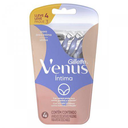 APARELHO GILLETTE VENUS INTIMA C/4