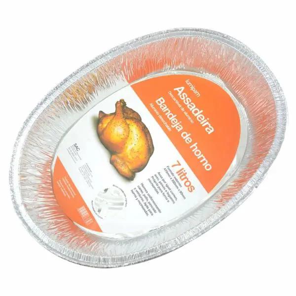 ASSADEIRA LUMIPAM ALUMINIO OVAL DESC 7L