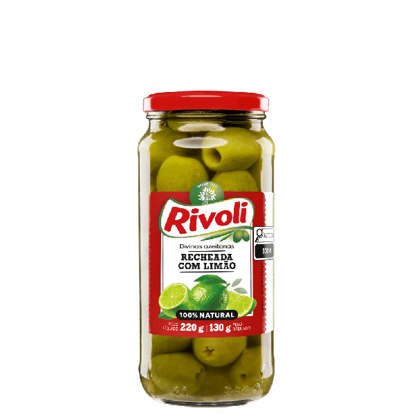 AZEITONA RIVOLI LIMAO VD 130G