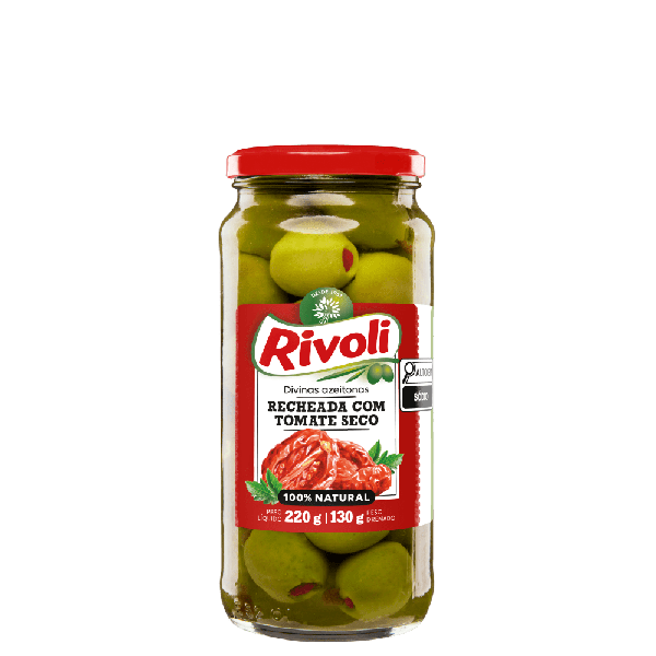 AZEITONA RIVOLI TOMATE SECO 130G