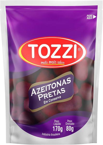 AZEITONAS TOZZI PRETA SACHE 80G