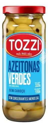 AZEITONAS TOZZI S/CAROCO VERDE 150G
